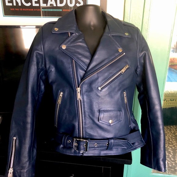 Straight to Hell Jackets & Blazers - Straight To Hell Midnight Blue Women’s L Commando